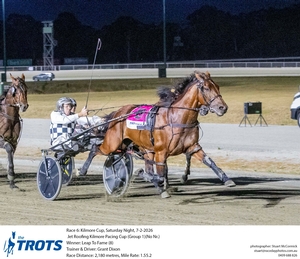 Leap To Fame winning the 2026 Kilmore Cup